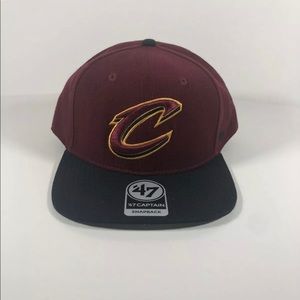 No Shot Two Tone 47 Captain Cleveland Cavaliers Snapback